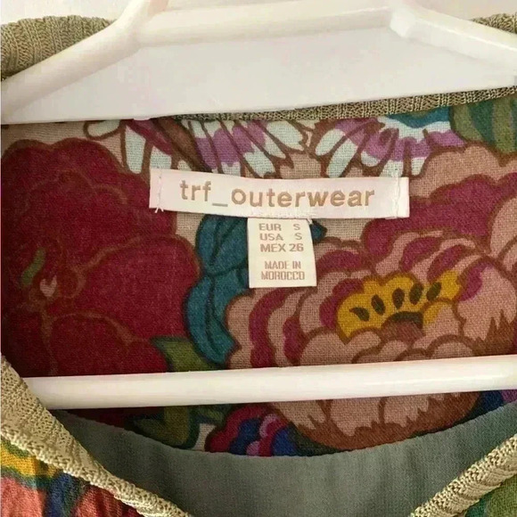 ZARA trf_outerwear Floral Bomber - Picture 5 of 7